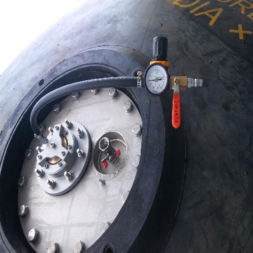 full image Safety valve for marine fender