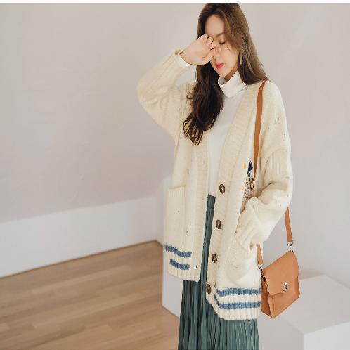 full image Celrot Embroidery Cardigan
