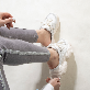 detail image3 [SHUBUG] Women's Ugly Mule Sports Height Increasing Sneakers Loafers 5.5cm