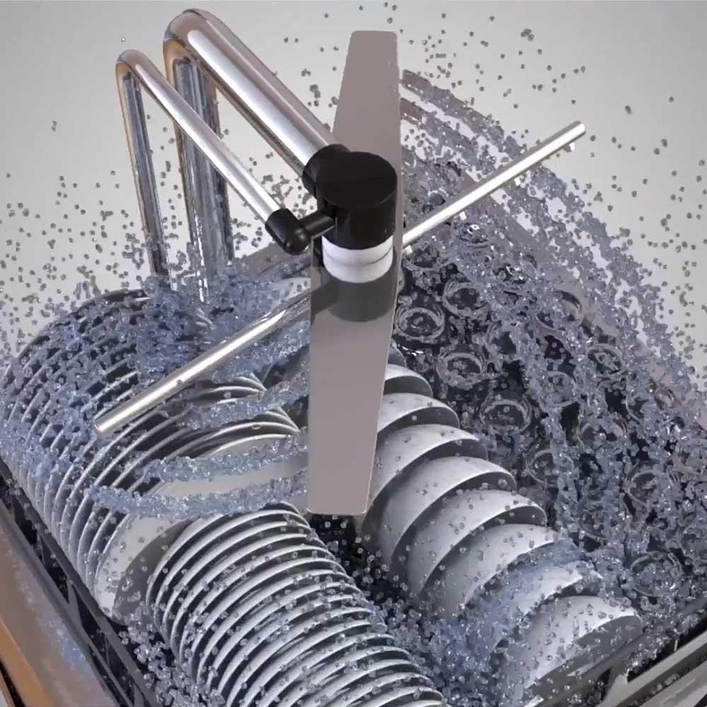 commercial passthrough (hood) dishwasher